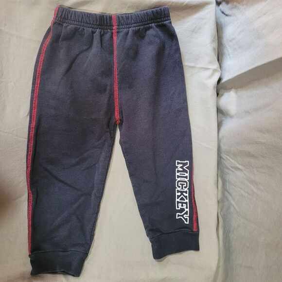 Disney size 24 month black mickey mouse sweat pants - Picture 1 of 2